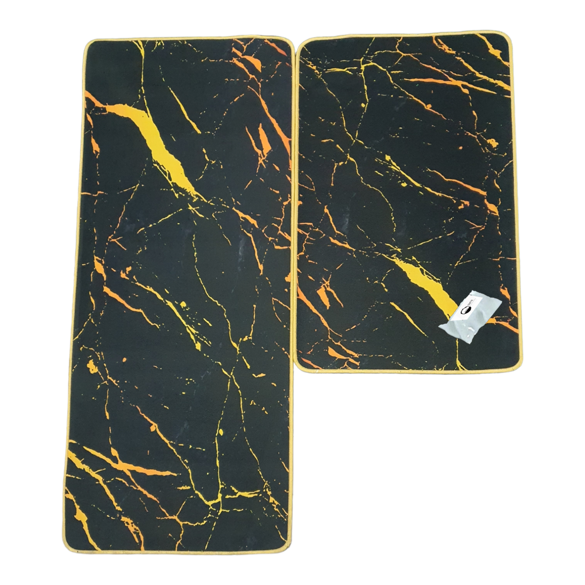 SMTE - Quality Comfortable 3 Piece kitchen Mat Bath Rug Set - Kxs06