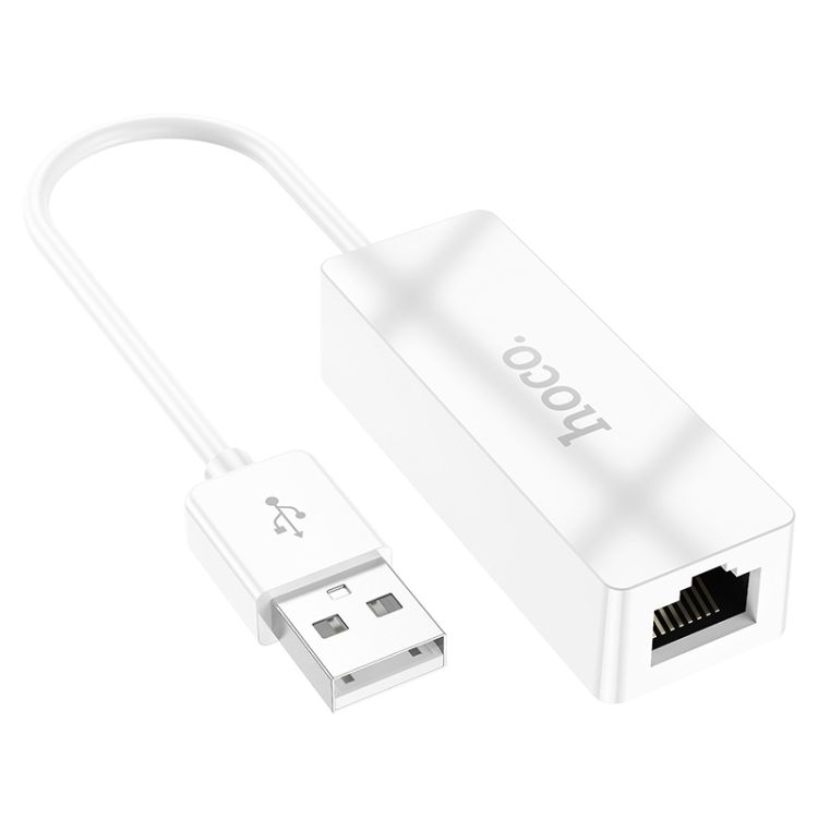 SMTE - Hoco UA22 Acquire USB A to RJ45 100 Mbps Ethernet OTG Adapter