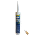SMTE - 280ml Black Car Silicone Sealant set of 1 + Keyring