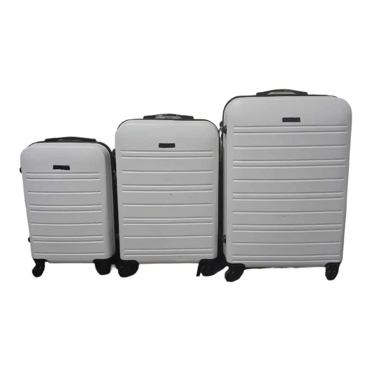 SMTE - Infinite Quality Travel Ware - 3 Piece Luggage Set - White C10