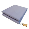 SMTE - Luxurious Microfiber Bed Sheets: 150x189cm+ KeyringLight Purple