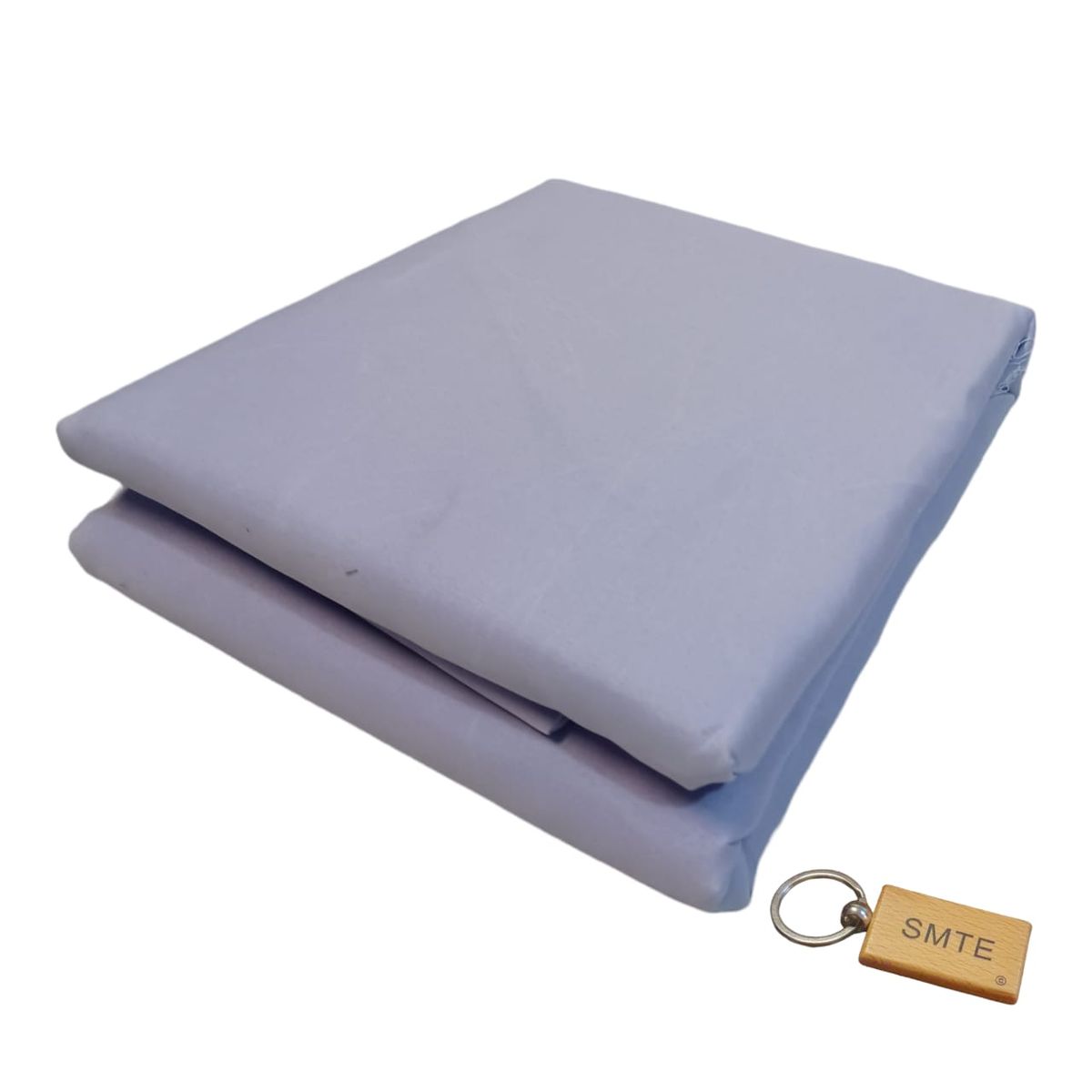 SMTE - Luxurious Microfiber Bed Sheets: 150x189cm+ KeyringLight Purple