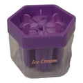SMTE - 6 Grid Ice Cream Mold With Ice Bucket-F24 - Purple