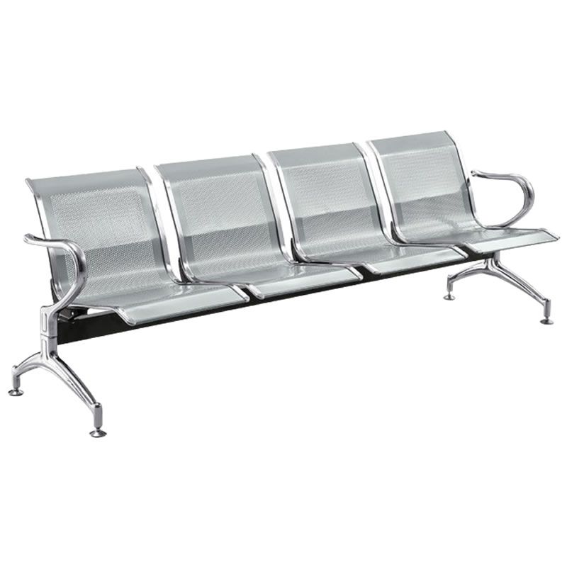 SMTE - Modern and Metal Four Seater Waiting Area Reception Chairs