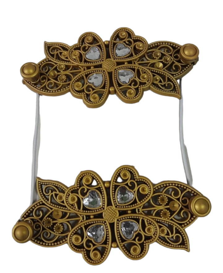 SMTE - Sastro - Design Curtain Tieback - Blf - Gold, Brown