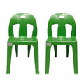 SMTE - Party Plastic Chair Set of 2Green