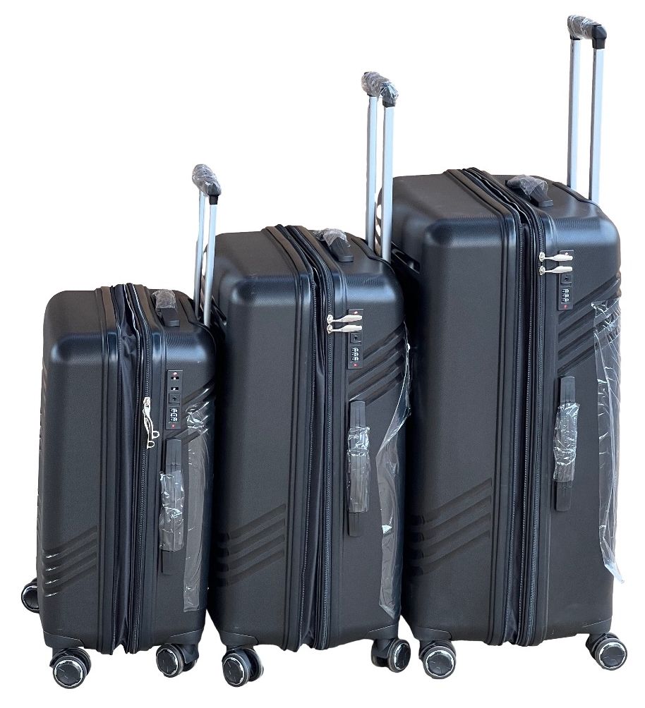 SMTE - Le Emporer Unbreakable and Expandable Suitcase Set30inch Luggage SetBlack