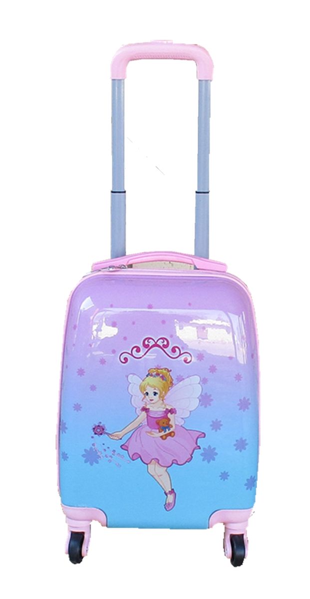 SMTE - Kiddies Cartoon Hand Luggage Kids School Bag Suitcase for Children - Tinkerbelle