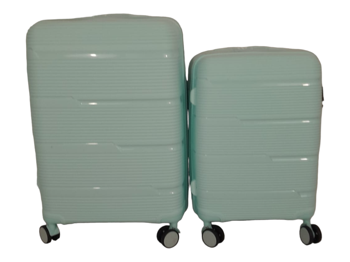 SMTE -  Acesa Hard Shell Elite Suitcase Set 2 Piece - Green