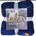SMTE - Serpa Soft and Fluffy Fleece Blanket with KeychainQueen SizedBlue