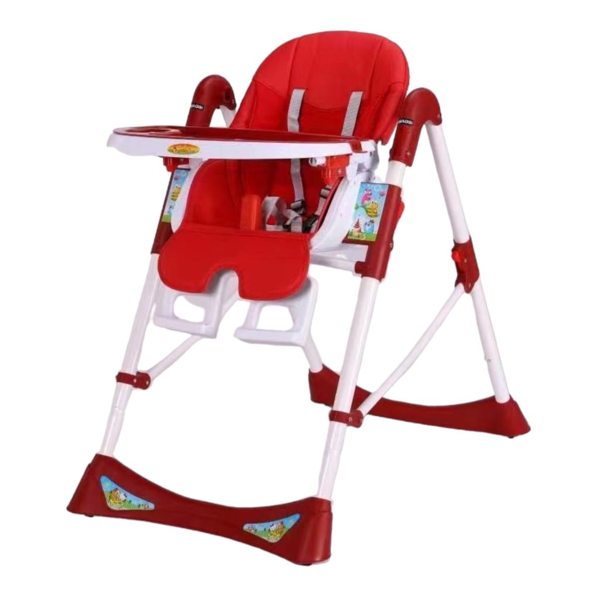 SMTE -  Baby High ChairBaby Feeding ChairRed