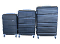 SMTE - Black Hardshell Luggage360 Spinner WheelsLightweight,ScratchResistant