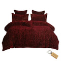 SMTE - Fiber Haven6Piece Quilt Cover Set and KeyringRed