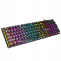 SMTE - Hi-Tech T-WOLF T80 PUNK RETRO Rainbow Gaming Keyboard