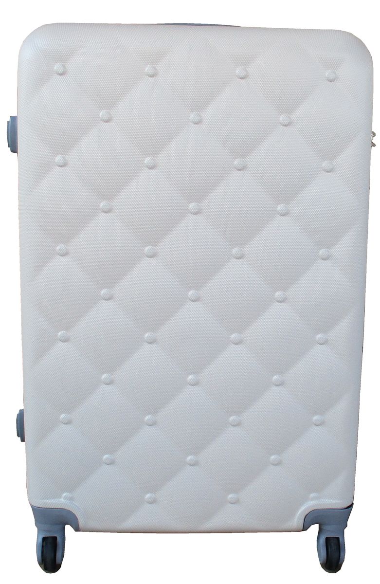 SMTE - 1 Piece Mooistar 21 inch Travel Luggage Suitcase Bag - Cream White