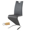 SMTE - Elegant Harmony Dining Chairs for Timeless Comfort + Keyring