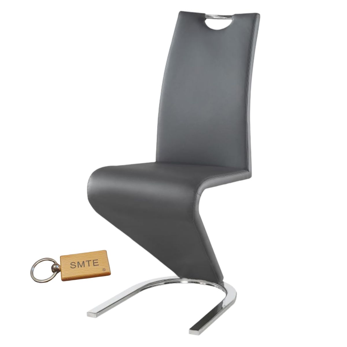 SMTE - Elegant Harmony Dining Chairs for Timeless Comfort + Keyring