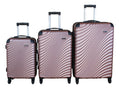 SMTE - 3 Piece Travel 30Inch Luggage Suitcase Bag SetStylishPink