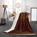 SMTE - Sherpa Ultimate Wool Throw - Brown