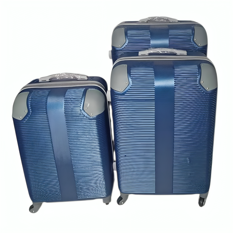 SMTE - 3Piece Hard Shell Luggage SetBlue