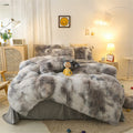 SMTE - Fluffy Comforter - Grey Ombre