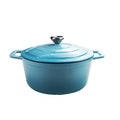 SMTE - Cast Iron Pot with a Lid - Blue