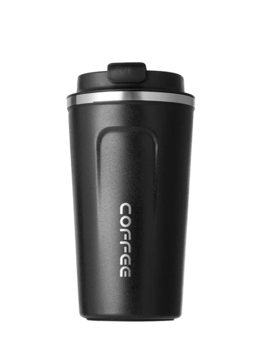 SMTE - 380 ml Stainless Steel Vacuum Travel Coffee MugBlack