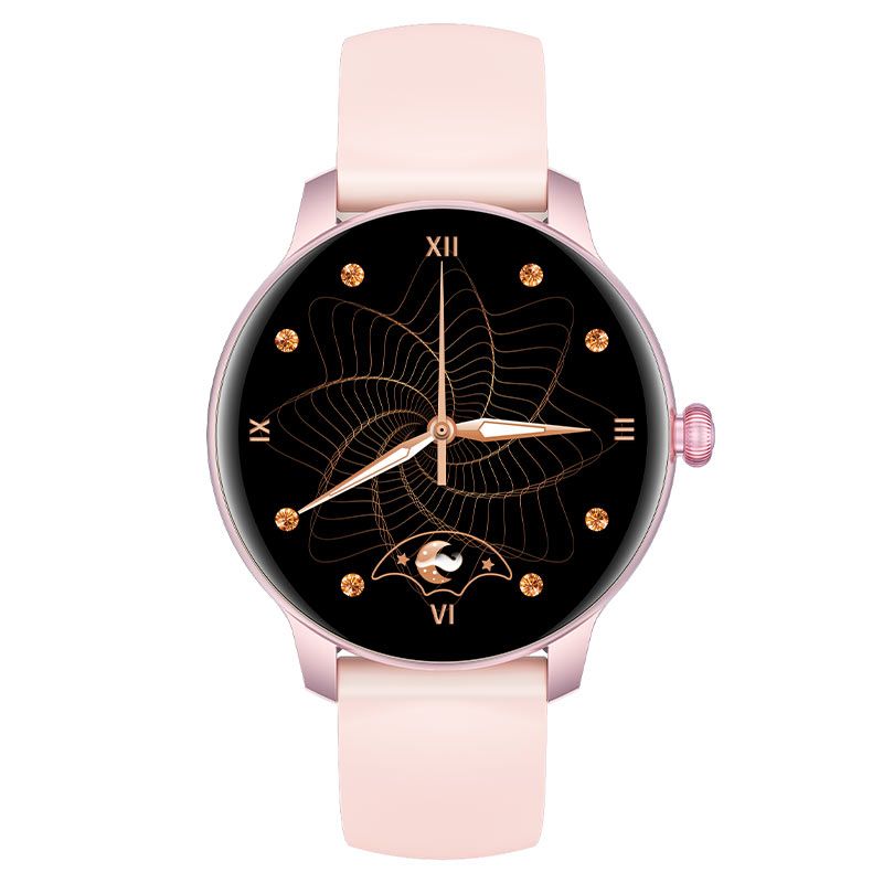 SMTE - HOCO Y6 Pink Sports Smart Watch with Heart rate & Blood Oxygen Monitor