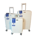 SMTE - BeginAgainPP Series Luggage SetStrong and DurableWhite