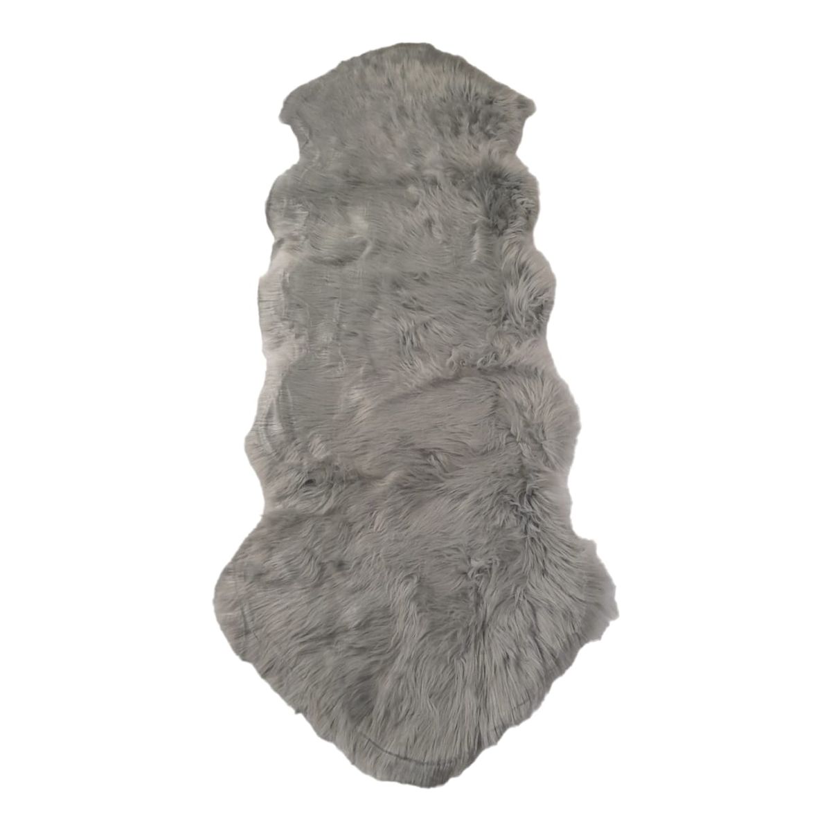 SMTE - Runner Soft Faux Sheepskin Fur Chair Couch Cover Rug for Bedroom FloorRed