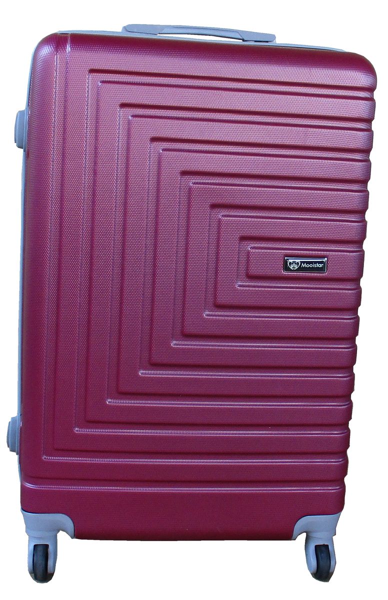 SMTE - 1 Piece Mooistar 20 inch Travel Luggage Suitcase Bag - Maroon