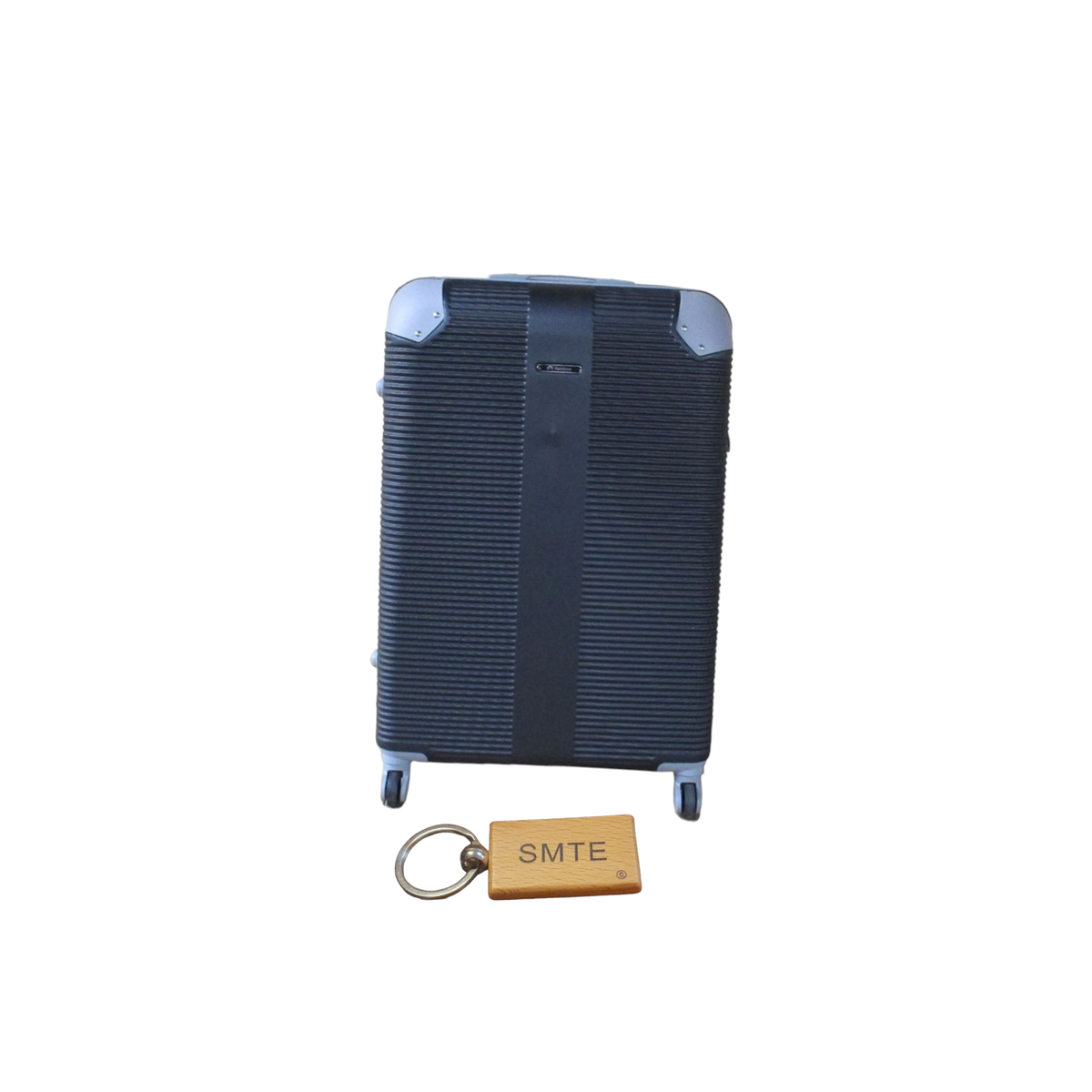 SMTE - Hard Outer Shell Luggage 23" with  KeyringBlack