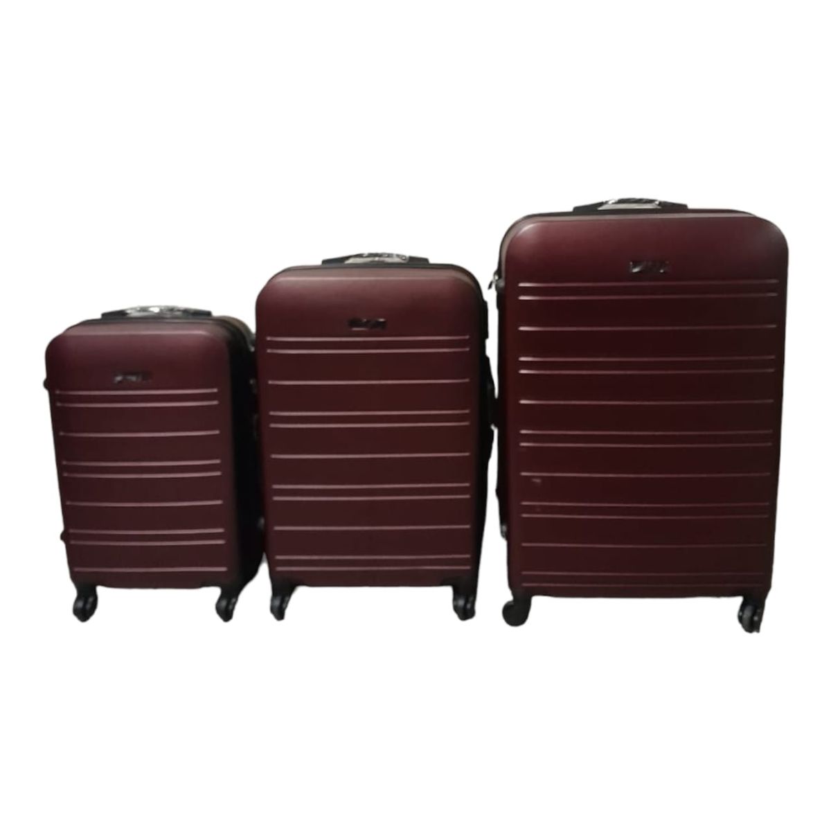 SMTE - Infinite Quality Travel Ware - 3 Piece Luggage Set - Maroon C8