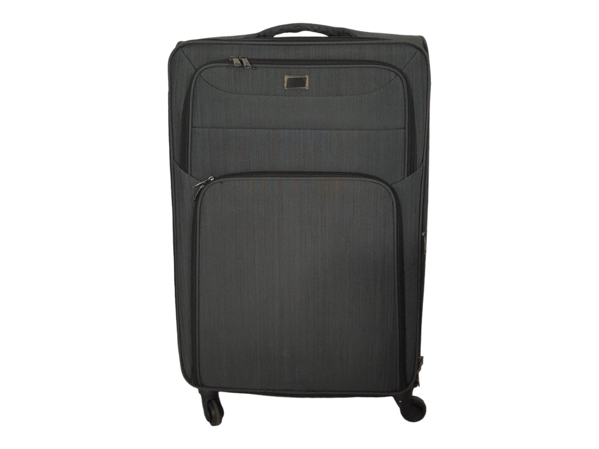 SMTE - Trolley 1-Piece Travel Luggage Spinner - Fabric - Grey