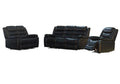 SMTE - 6 Seat Recliner Sofa Chair Lounge Suite - Black