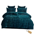 SMTE - Fiber Haven6Piece Quilt Cover Set and KeyringBlue