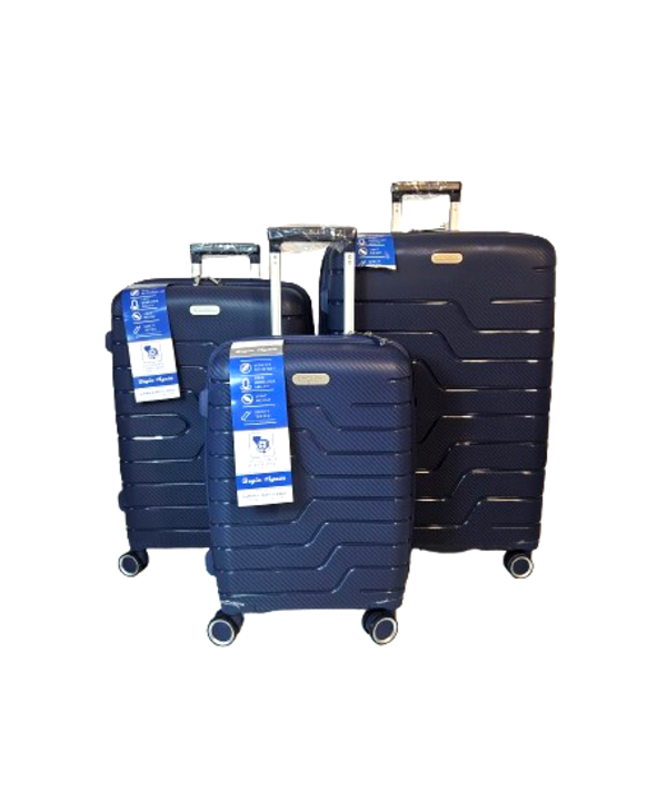 SMTE - BeginAgainPP Series Luggage SetStrong and DurableDark Blue