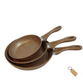 SMTE - The Granite Fry PanThe Ultimate Culinary Companion + KeyringGold