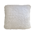 SMTE - Faux Fur Throw Pillow40x40inner incl.White