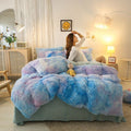 SMTE - Fluffy Comforter Wooled - Blue Rainbow