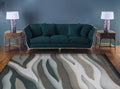 SMTE - Rug 6 Modern 200cm x 150cm - Printed 3D Design - Green