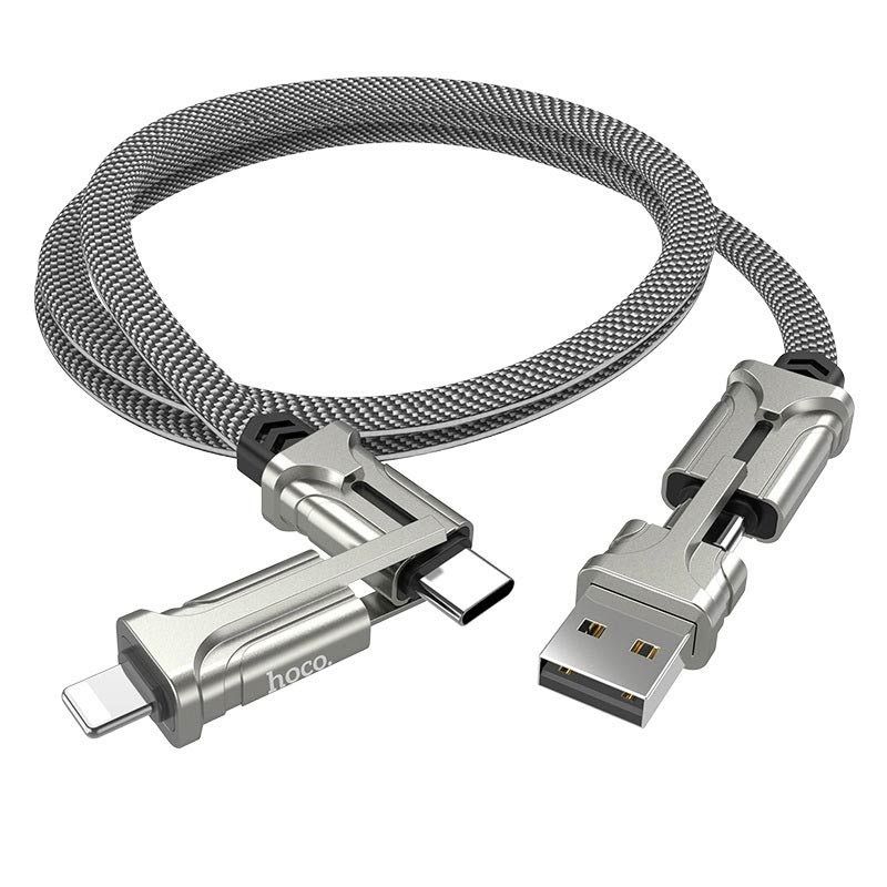 SMTE - Hoco 4 in 1 Multifunction Charging Data Cable 1.2M - S22