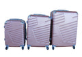 SMTE - 3 Piece Luggage Set - 27 inch - Light Rose Gold