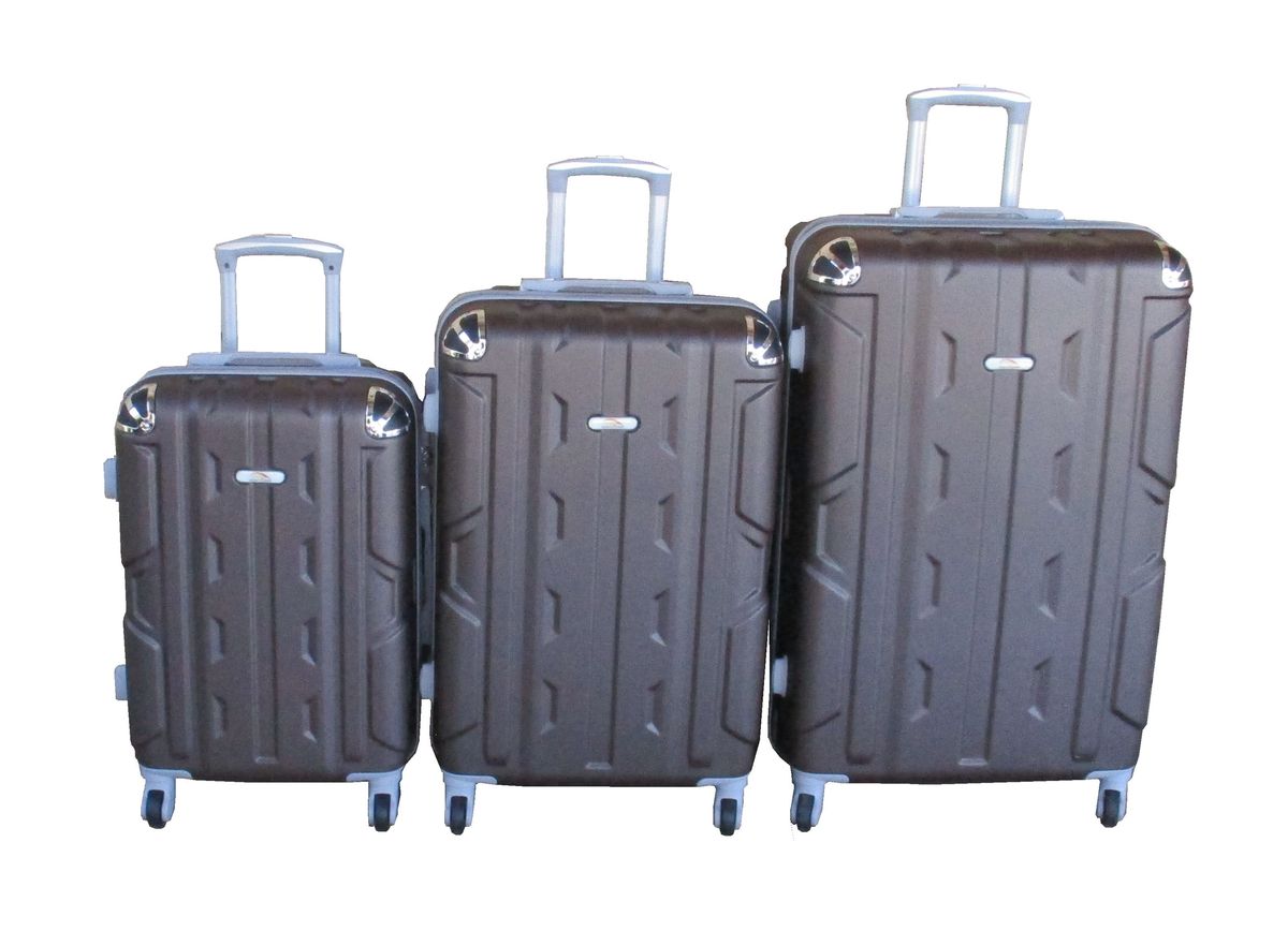 SMTE - ABS Luggage SetSmall, Medium, Large Spinner Wheels Stylish3Piece