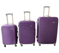 SMTE - IYH-Quality 3 Piece Hard Outer Shell Luggage Set - Purple