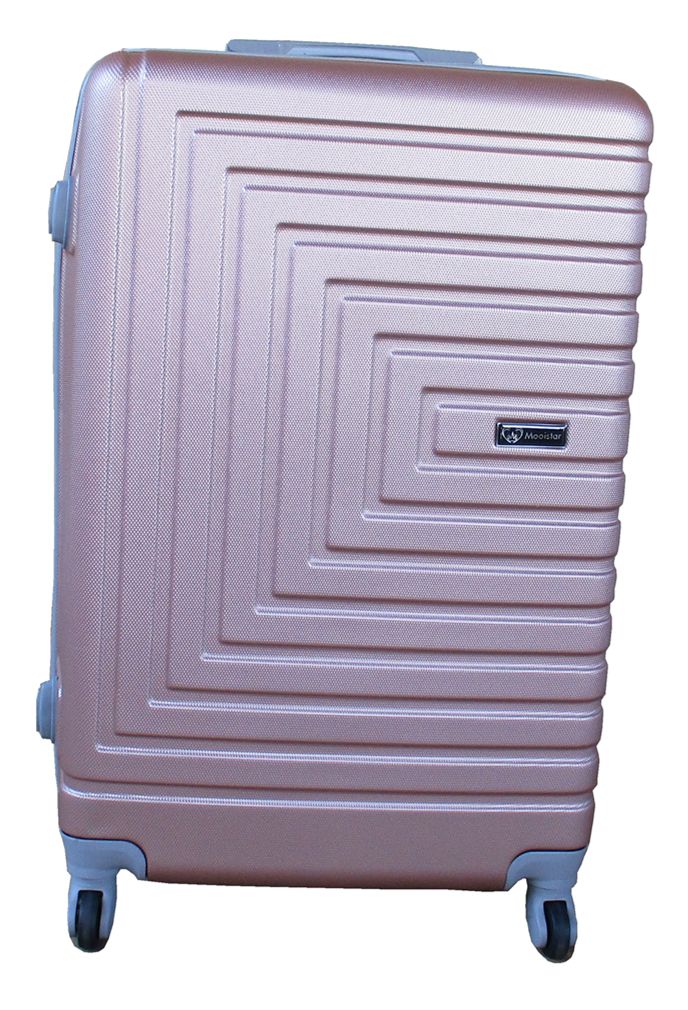 SMTE - 1 Piece Mooistar 20 inch Travel Luggage Suitcase Bag - Rose Gold