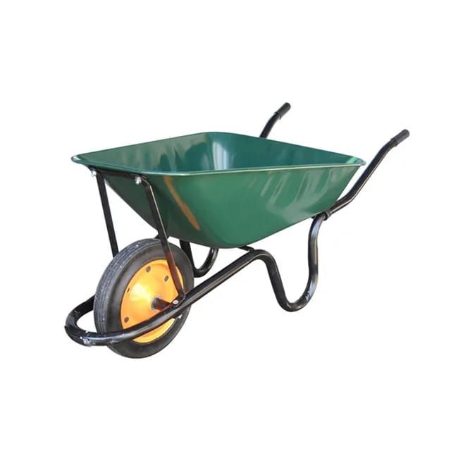 SMTE - Heavy Duty Popular Construction Steel Tray Agriculture Garden Wheelbarrow