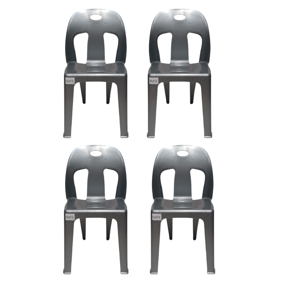 SMTE - Party Plastic Chair Set set of 3Grey