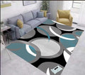 SMTE - Modern 3D Geometric Design Area 18 Rug & Complementary IH Tieback