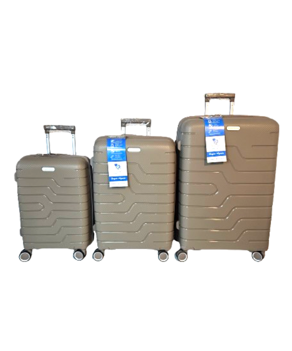 SMTE - BeginAgainPP Series Luggage SetStrong and DurableBrown